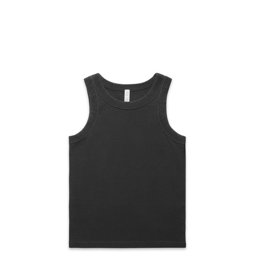Wo's Faded Organic Rib Tank | 4034 wo's-faded-organic-rib-tank-wo'sfadedorganicribtank|4034
